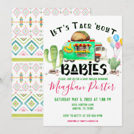 Låt oss taco prata om bebisar Baby Shower Inbjudningar