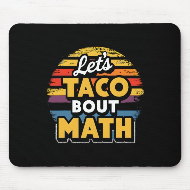 Låt oss taco prata om matematik! Cinco De Mayo Rol Musmatta (Framsidan)