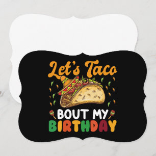 Låt oss taco prata om min födelsedag Cinco De Mayo Kort