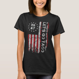Låt oss Taco Us Flagga Women T Shirt
