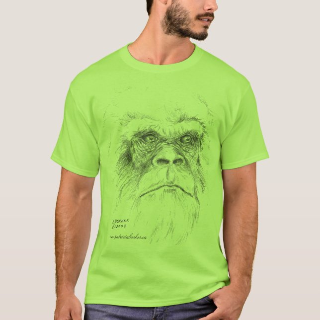 Låt oss tala Bigfoot manar T-tröja Tee Shirt (Framsida)