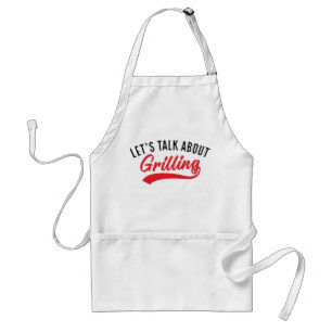 Låt oss tala om grillning förkläde