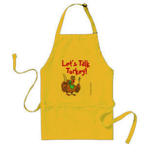 Låt oss tala Turkiet! Thanksgivinghelgdagförklä Förkläde