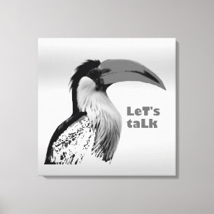 Låt oss Talk Canvastryck
