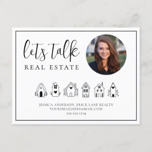Låt oss Talk Real Gods Photo Contact Info Realty Vykort