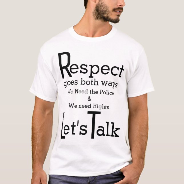 Låt oss Talk T Shirt (Framsida)