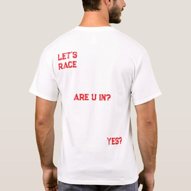 LÅT OSS TÄVLING? T SHIRT (Baksida)