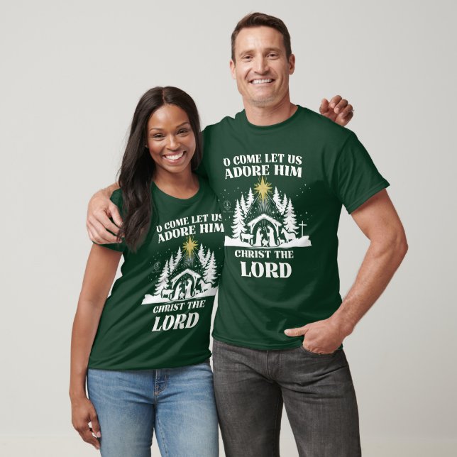 Låt oss tillbe honom T-shirt (Unisex)