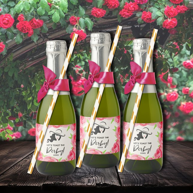 Låt oss Toast the Derby! (Let's Toast the Derby! Mini Sparkling Wine Labels)
