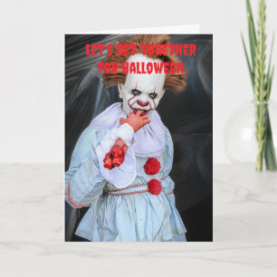 Låt oss träffas på Halloween. Kort