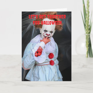 Låt oss träffas på Halloween. Kort