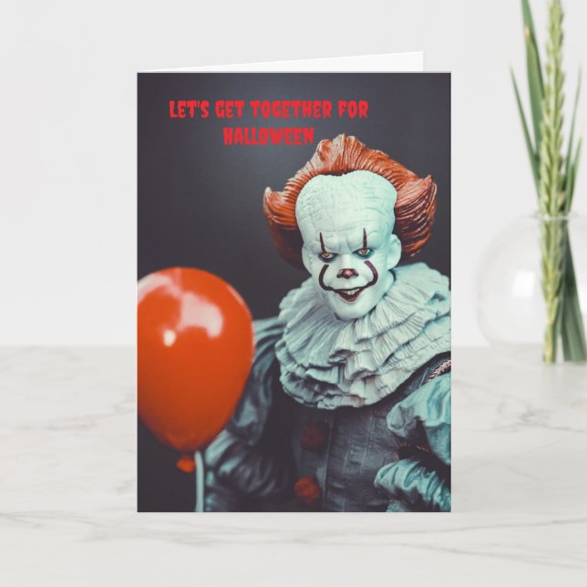 Låt oss träffas på Halloween. Kort (Framsida)