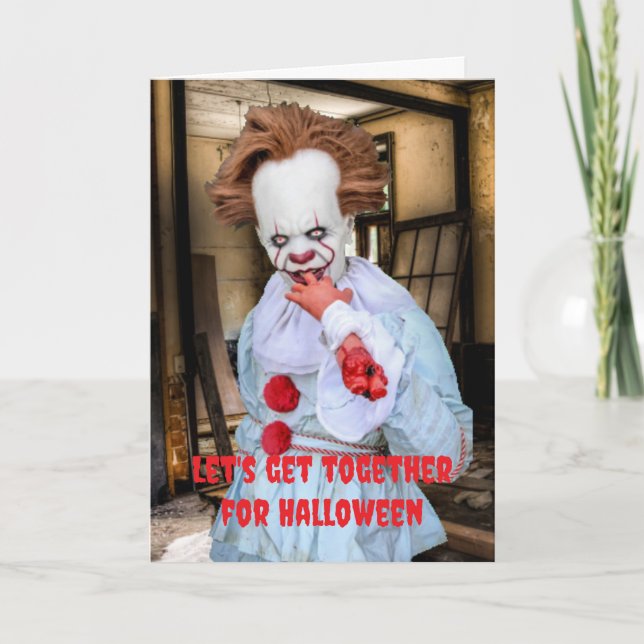 Låt oss träffas på Halloween. Kort (Framsida)