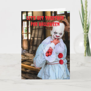 Låt oss träffas på Halloween. Kort