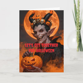Låt oss träffas på Halloween. Kort