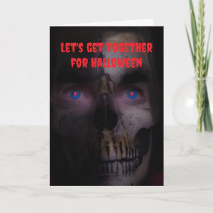 Låt oss träffas på Halloween. Kort