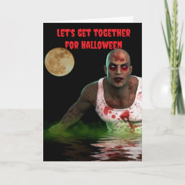 Låt oss träffas på Halloween. Kort