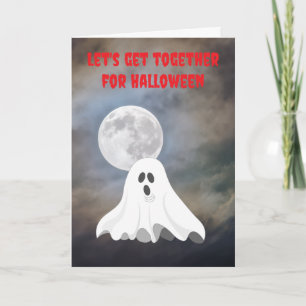 Låt oss träffas på Halloween. Kort