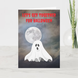 Låt oss träffas på Halloween. Kort
