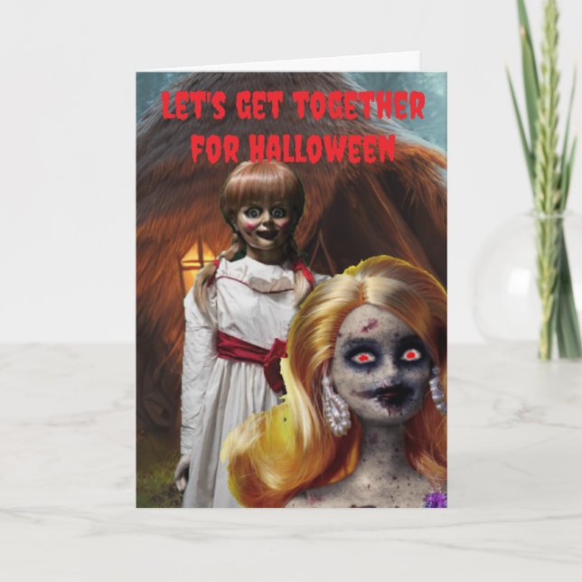 Låt oss träffas på Halloween. Kort (Framsida)