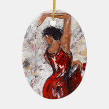 "Låt oss Twirl" Art Ornament