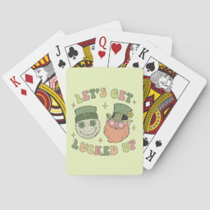 Låt oss upp dig - Leprechaun Klöver Casinokort