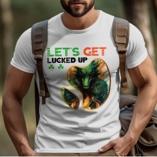 Låt oss upp dig - Leprechauns Roligt T Shirt