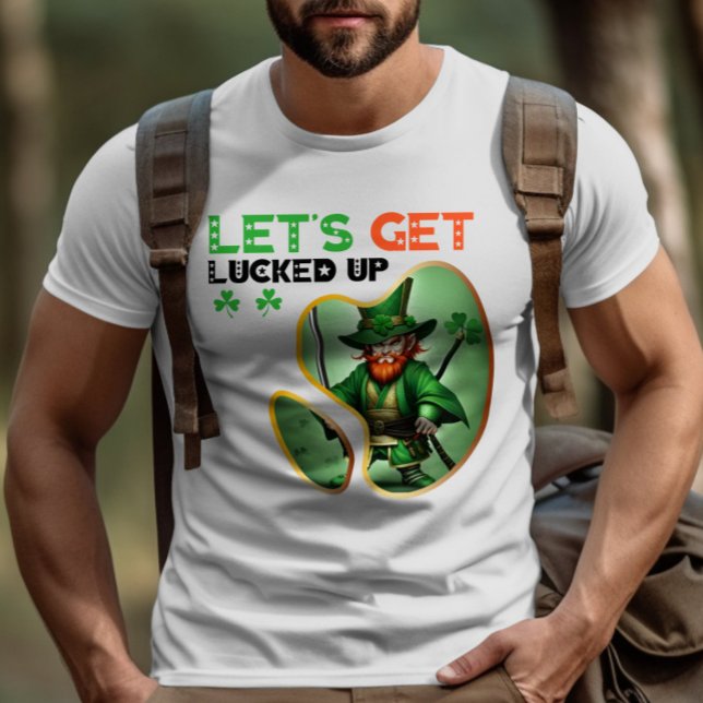 Låt oss upp dig - Shimering Shamrock Boll T Shirt (Skapare uppladdad)