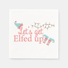 Låt oss upp helgdag napkins pappersservett