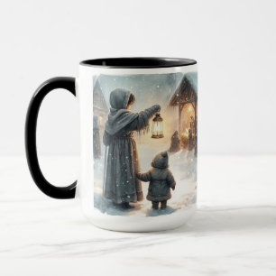 Låt oss uppmärksamma honom på julkaffe Mugg