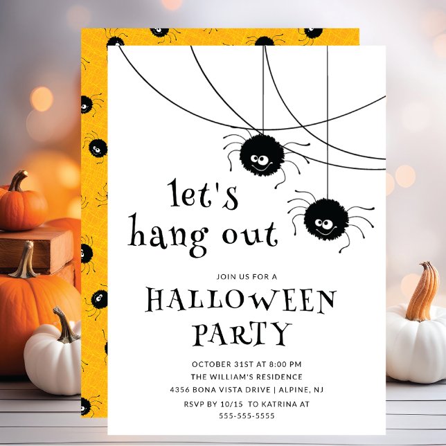 Låt oss ut Halloween fest Inbjudningar (Skapare uppladdad)
