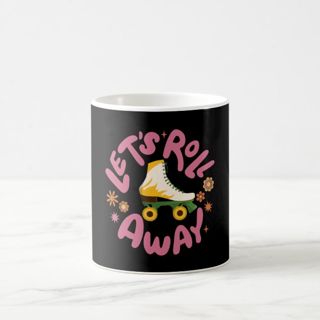 Låt oss utrullning av rullskridskor kaffemugg (Center)