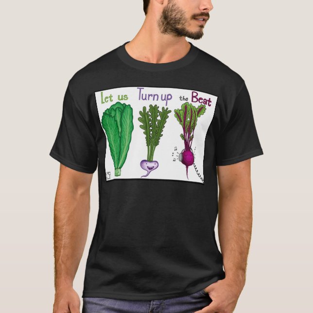 Låt oss vända upp takten t-shirt (Framsida)