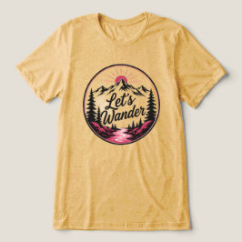 Låt Oss Vandra Äventyr Utomhus T Shirt