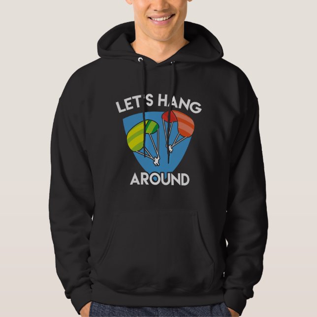 Låt oss vänta lite hoodie (Framsida)
