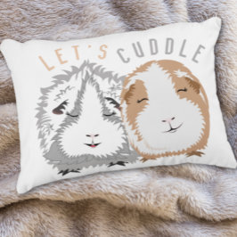 Låt oss vara Cuddle Guinea Gris accent Pillow Prydnadskudde