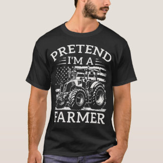 Låt oss vara en bonde Halloween Jordbruk Kostym Tr T Shirt