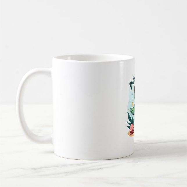 Låt oss vara en sköldpadda Halloween-fest Låt oss  Kaffemugg (Vänster)