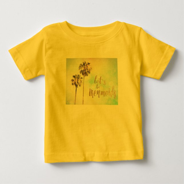 Låt oss vara Sjöjungfruar med ananas Tee (Framsida)