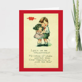 Låt oss vara Valentineser Helgkort
