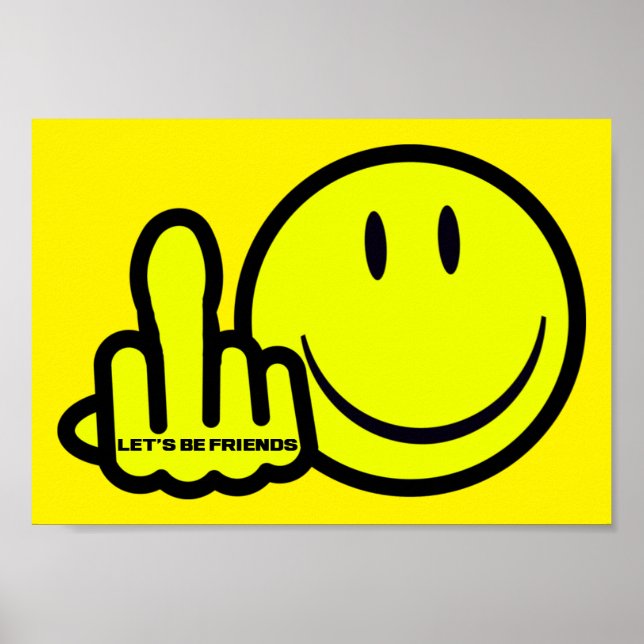 Låt oss vara vänner poster (Framsidan)