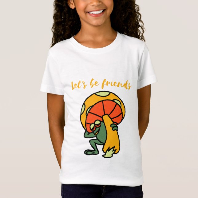 låt oss vara vänner t shirt (Framsida)