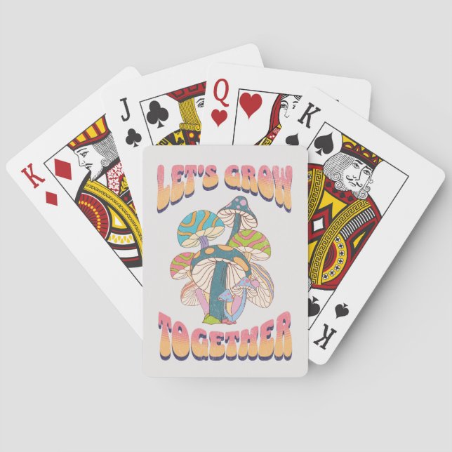 Låt oss växa samman casinokort (Baksidan)