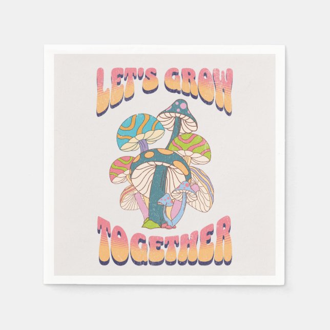 Låt oss växa samman pappersservett (Framsidan)