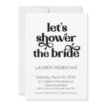 Låt oss Visa Bride Typography