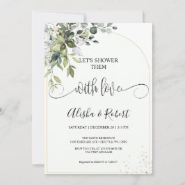 Låt oss visa dem med Kärlek Par Shower inbjudan