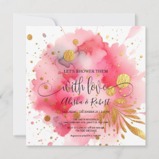 Låt oss visa dem med Kärlek Par Shower inbjudan