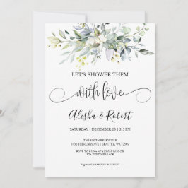 Låt oss visa dem med Kärlek Par Shower inbjudan