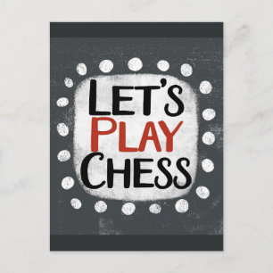 Låt oss vykort för Spela upp chess