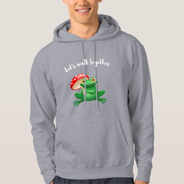 Låt oss Walk ToTillsammans Hoodie (Framsida)